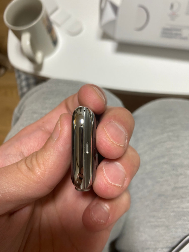 애플워치5 스테인리스 실버 44mm 밀레니즈루프--4