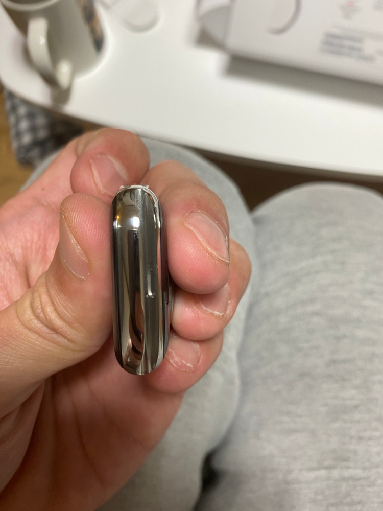 애플워치5 스테인리스 실버 44mm 밀레니즈루프--6