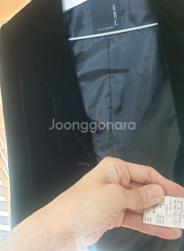 1ㅡune브랜드 벨벳 자켓--1