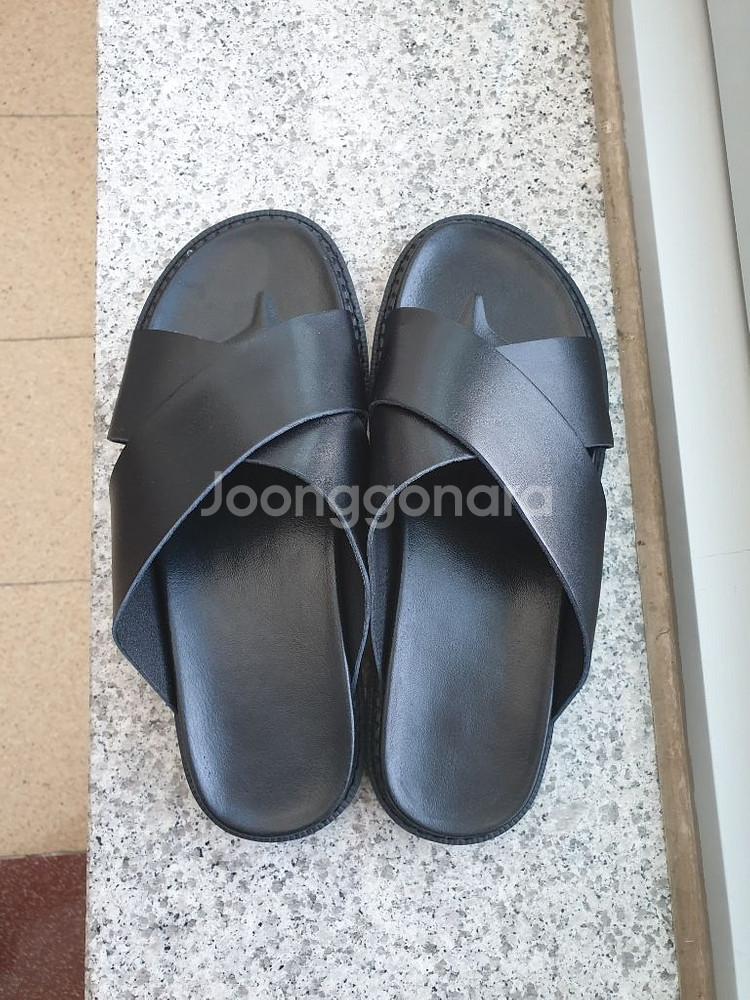 커스텀에이드 소가죽 슬리퍼 260mm--2