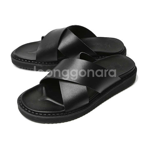 커스텀에이드 소가죽 슬리퍼 260mm--3