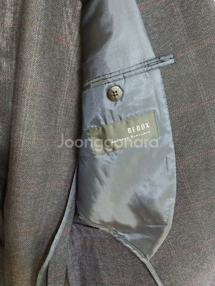 남성 레드옥스 여름 체크 캐주얼자켓 (100)--2