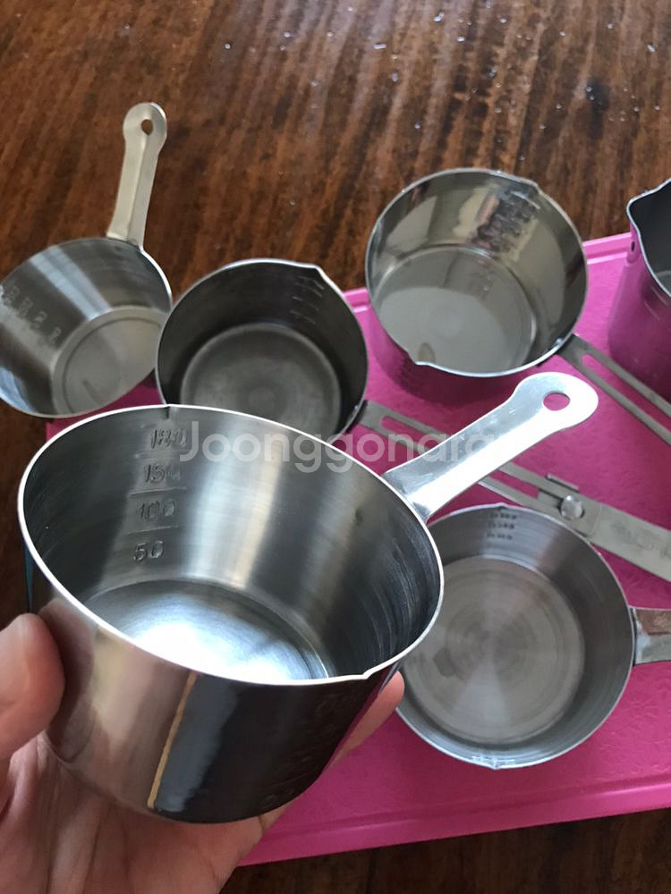 스텐레스 200ml 계량컵 여러종류 판매합니다. 짧은--0