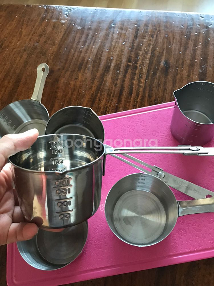 스텐레스 200ml 계량컵 여러종류 판매합니다. 짧은--3