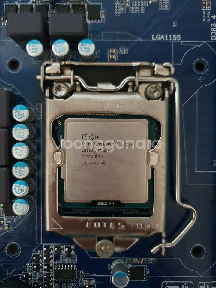 G2030+GA-B75M-D3H+DDR3 4G램--1