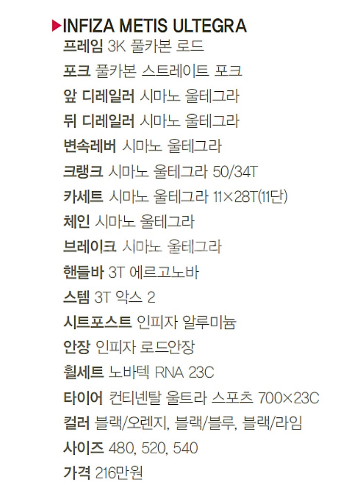 풀 카본 울테로드 인피자 메티스 판매합니다.--1