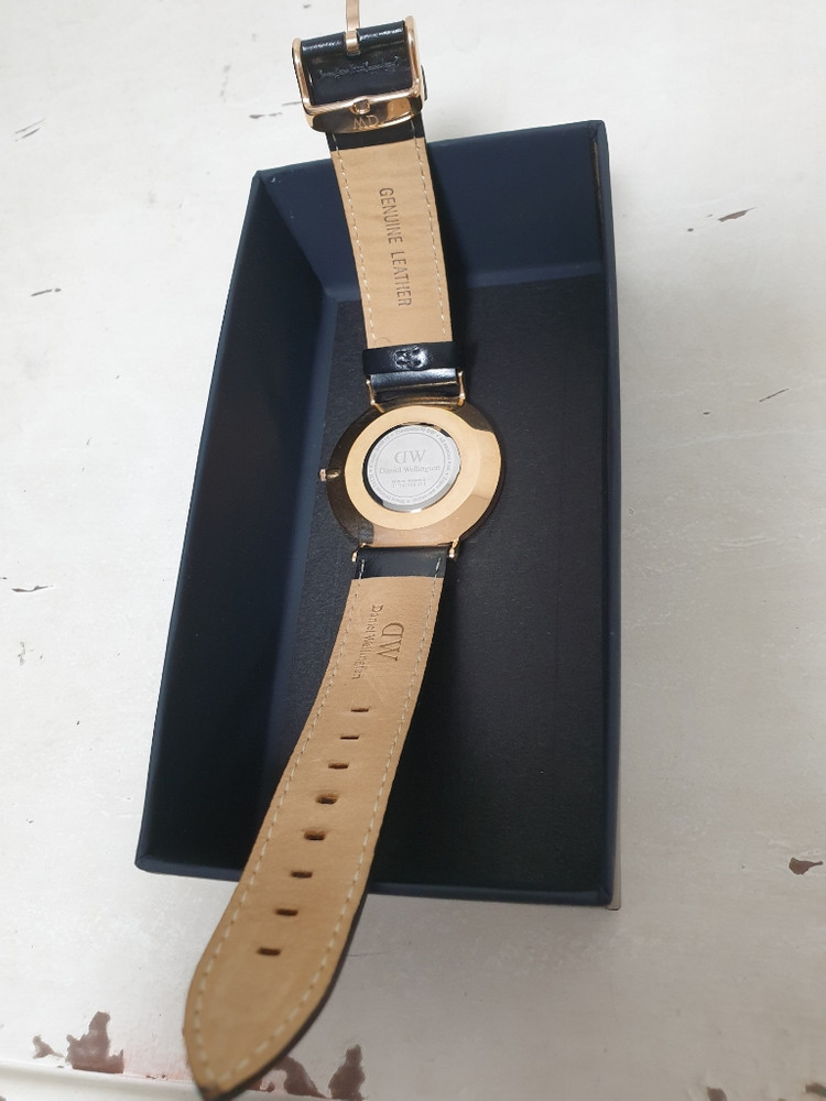 다니엘 웰링턴 로즈골드 가죽 40mm--3