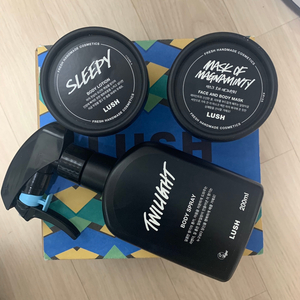 러쉬 제품 3종류