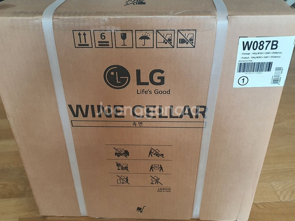 LG 와인셀러 W087B팝니다--0