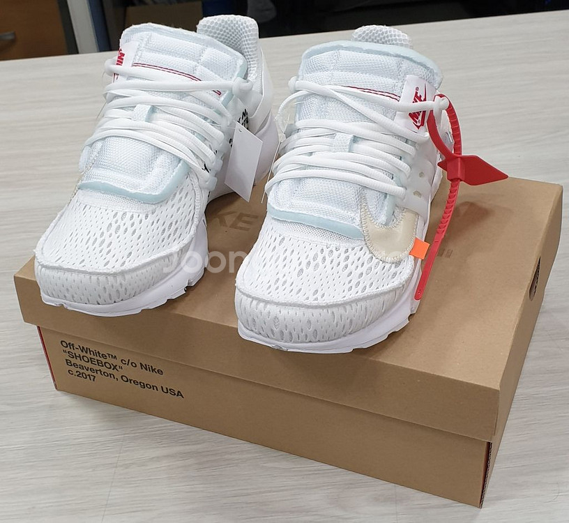 나이키 오프화이트 프레스토 v2 화이트 265 정품--0