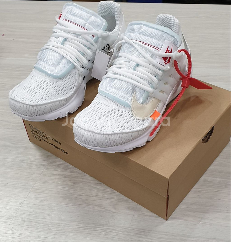 나이키 오프화이트 프레스토 v2 화이트 265 정품--1