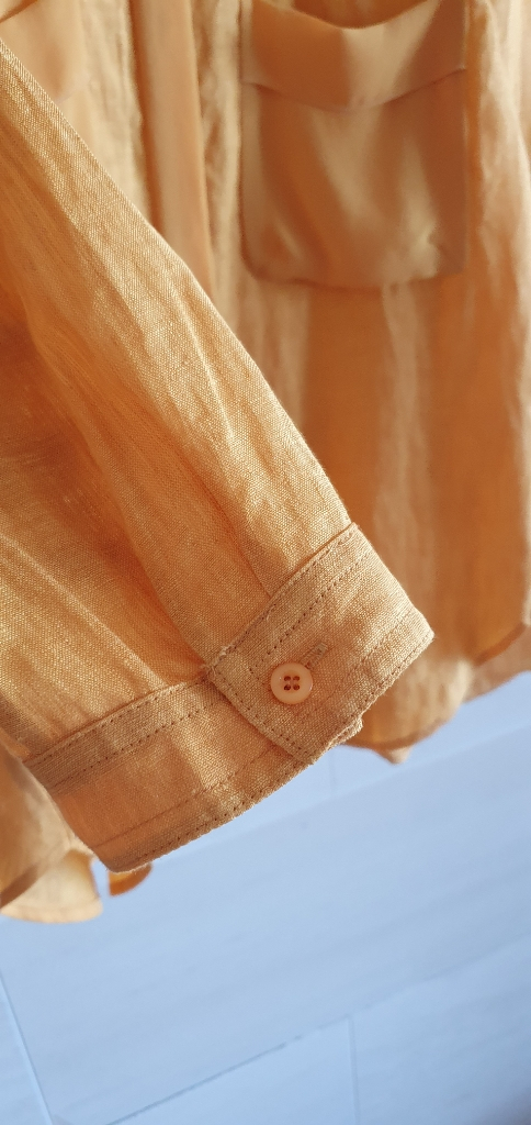 (정품) 베네통 린넨 셔츠 블라웃--7