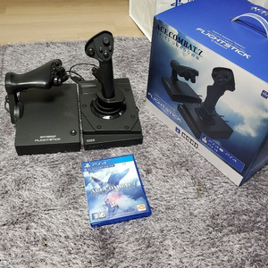 PS4 에이스컴뱃7 타이틀+HORI 플라이트스틱