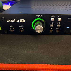 UAD 아폴로 apollo 8 duo black