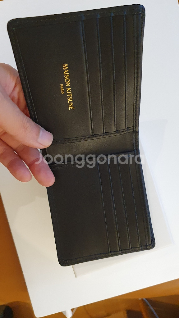 메종 키츠네 남자 반지갑--1