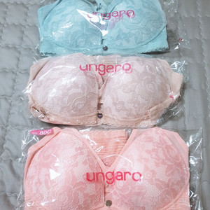 (새상품) ungaro 브라팬티속옷세트 (80C) 3종