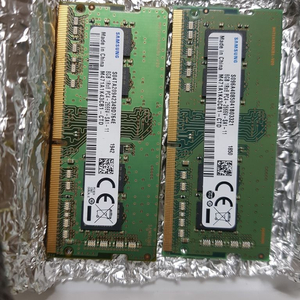 삼성 노트북용 램 8gb 2개 21300 2666Mhz