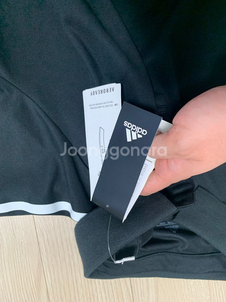 아디다스 기능성 반팔 카라티 110 새제품--1