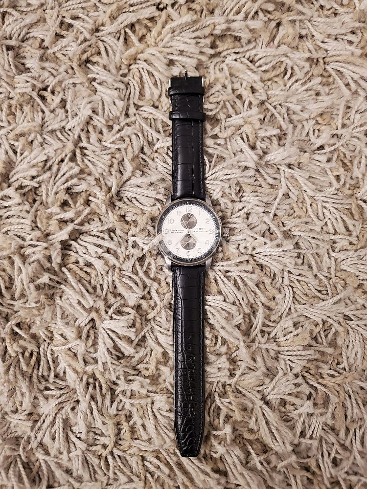 IWC 남성 가죽시계--1