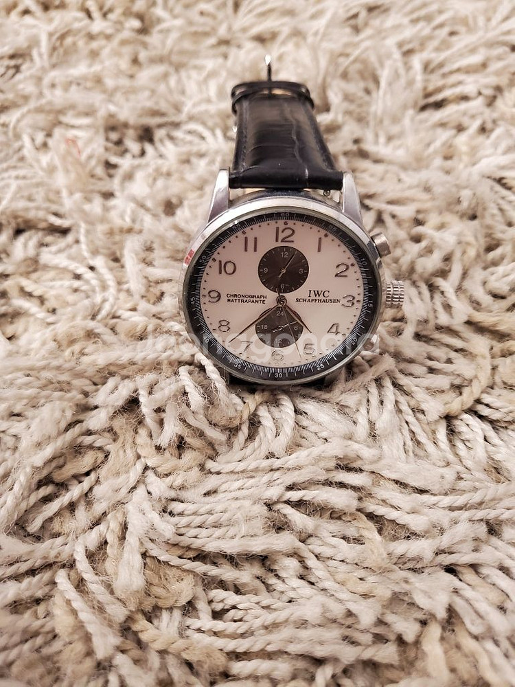 IWC 남성 가죽시계--6