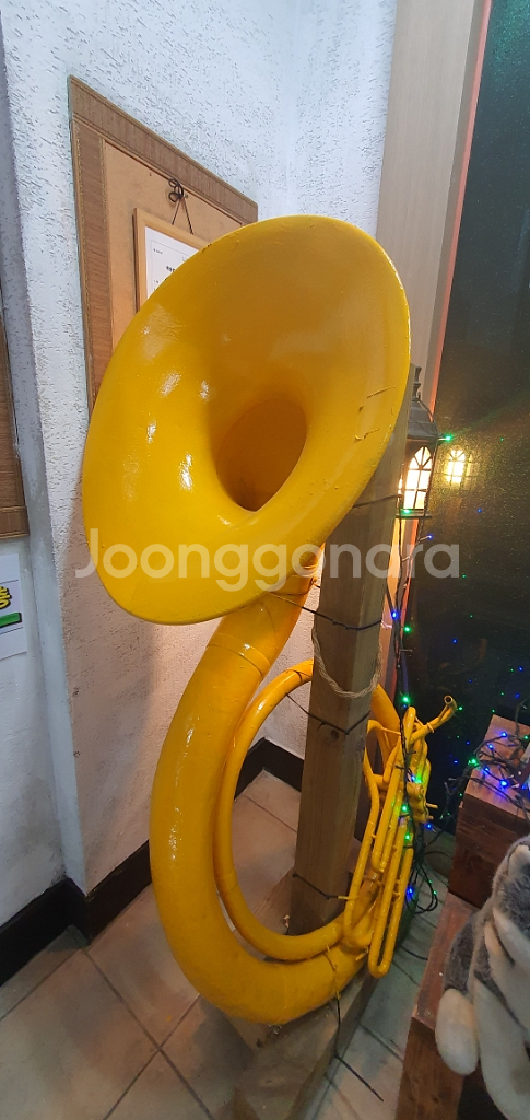 인테리어 홍보용악기(수자폰.첼로,테너색소폰)--6