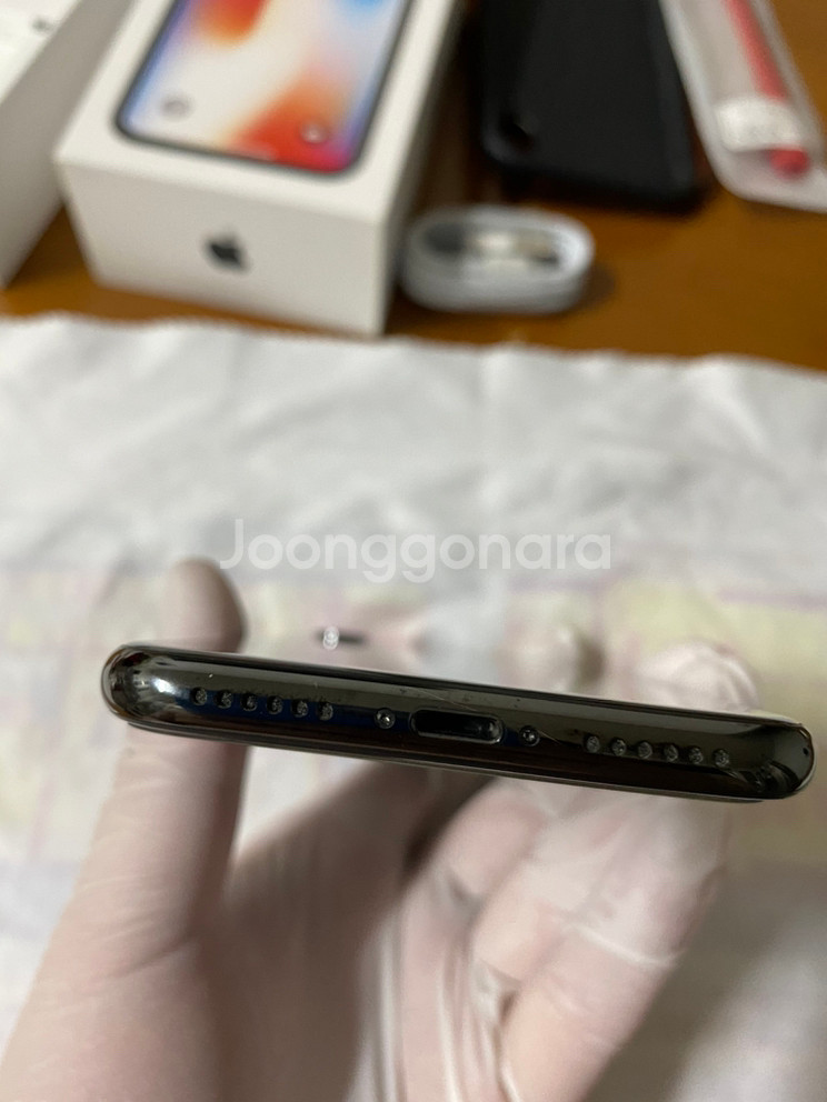 아이폰 x(스그) 256기가 팝니다. 상태S급 풀박스--6