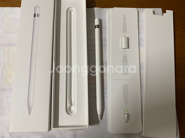 애플 펜슬 1세대 팔아요(풀박스 펜슬커버포함)--0