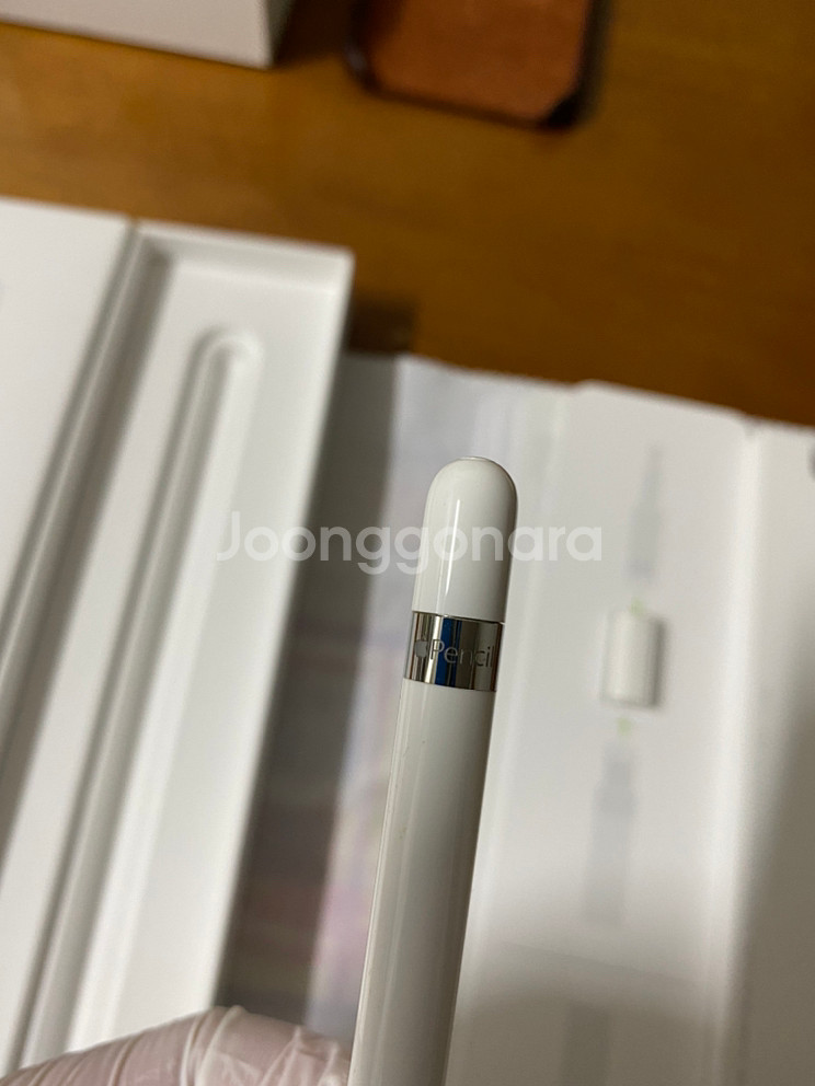 애플 펜슬 1세대 팔아요(풀박스 펜슬커버포함)--3