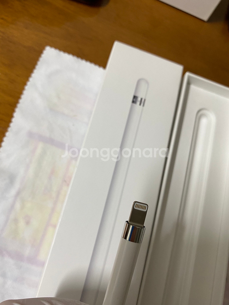 애플 펜슬 1세대 팔아요(풀박스 펜슬커버포함)--5