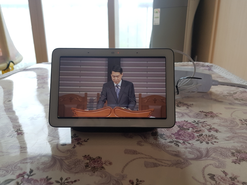 구글홈허브 + 블루라이트차단(인공지능스피커 ai)--6