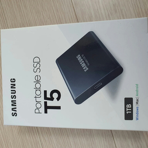 삼성 외장하드 SSD T5 1TB 미개봉 새상품