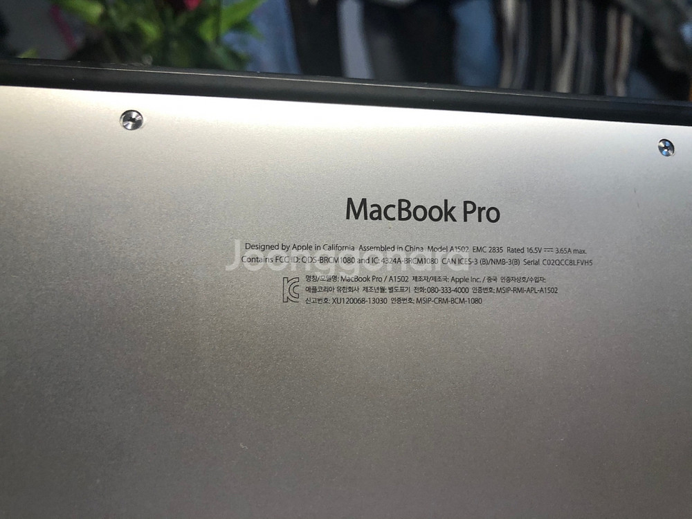 맥북 프로 MacBook Pro A1502 13인치--4