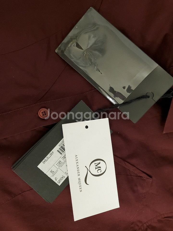 알렉산더맥퀸 정품 남방 새상품(택포함)--3