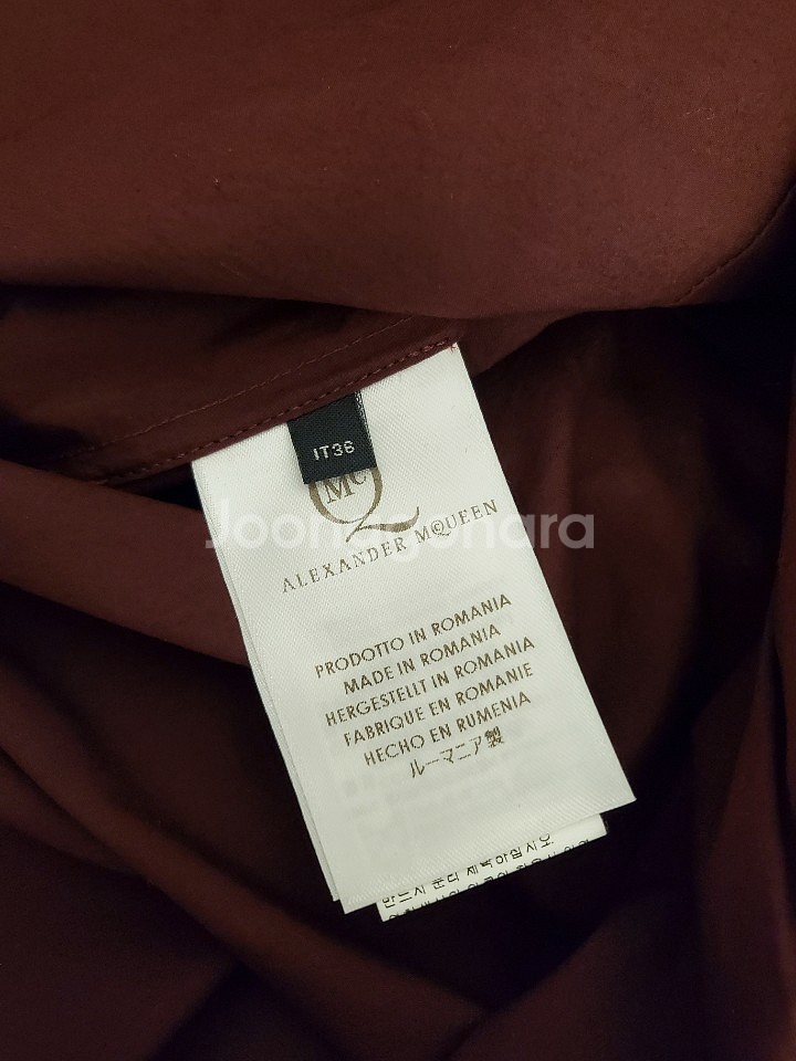 알렉산더맥퀸 정품 남방 새상품(택포함)--4