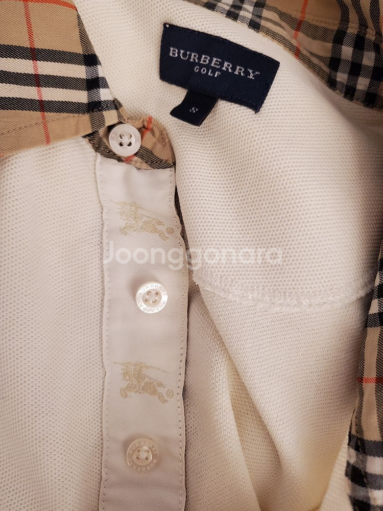 버버리 GOLF 예쁜 카라 티셔츠--6