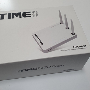 인터넷 유무선 공유기 iptime N704BCM 풀박