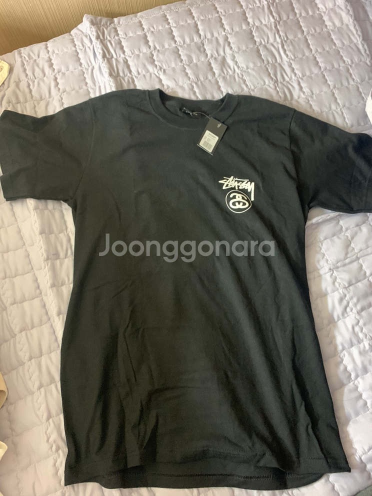 스투시 스탁링크 로고 반팔티 (S) 새제품 택O--3