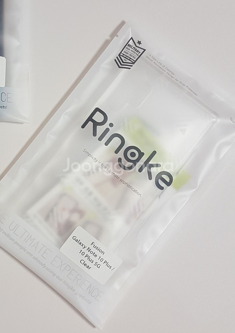 노트10플러스 링케 클리어 케이스--0