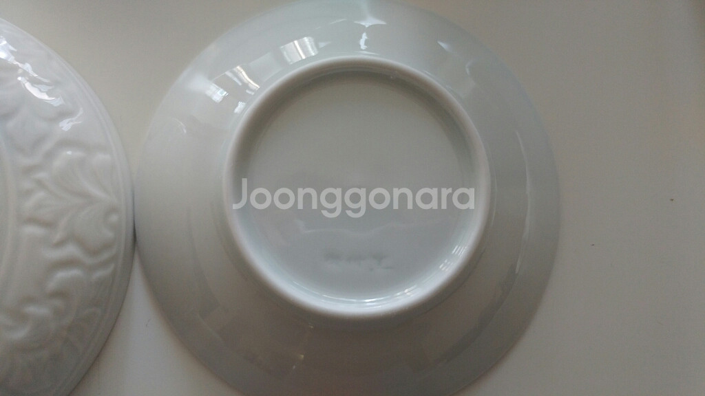 광주요 아올다 녹차잔과 접시--4