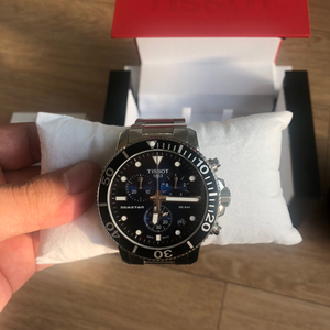 티쏘 씨스타1000 크로노그래프 딥블루