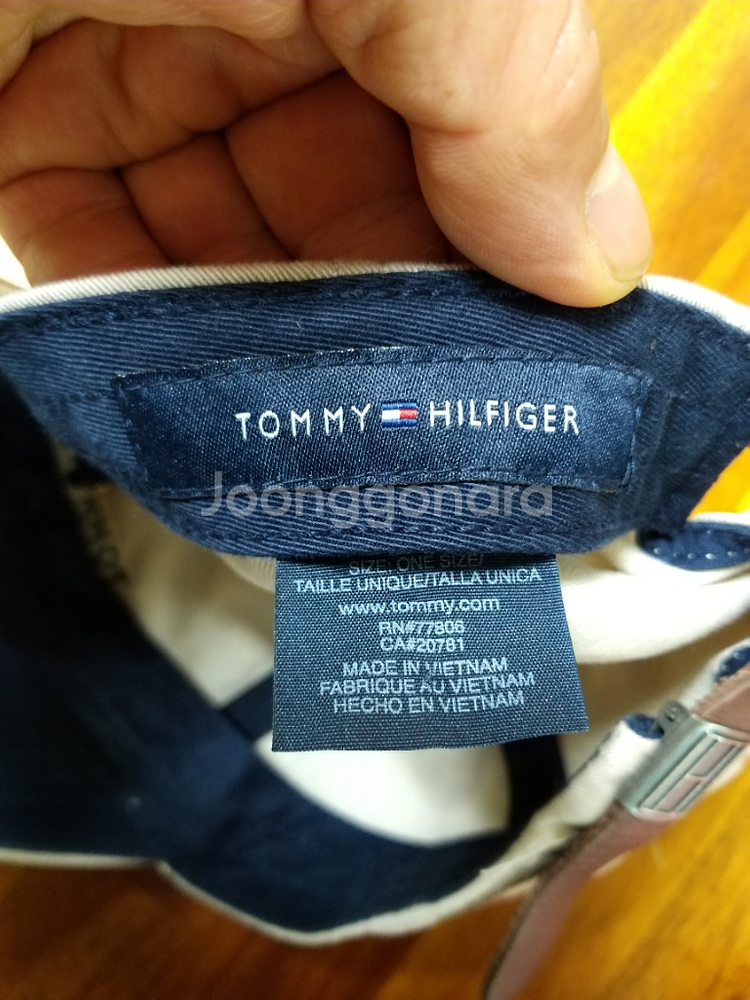 타미힐피거 볼캡 (베이지)--2