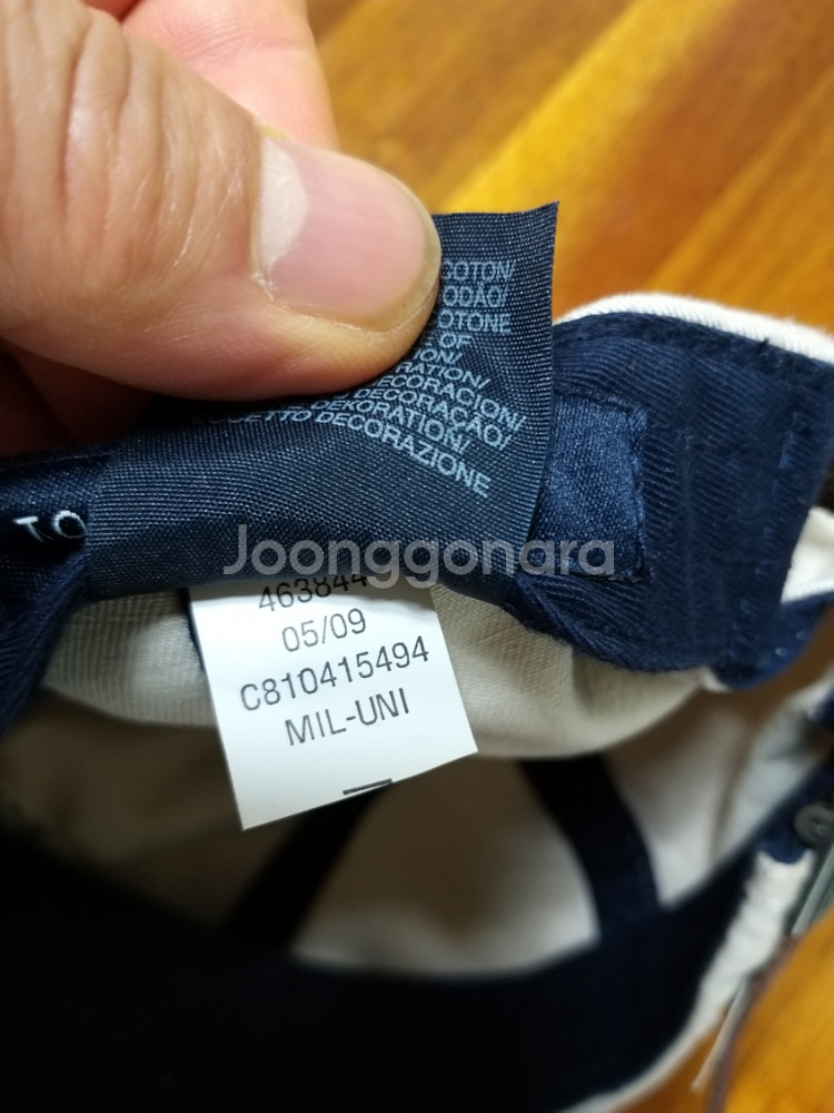 타미힐피거 볼캡 (베이지)--3