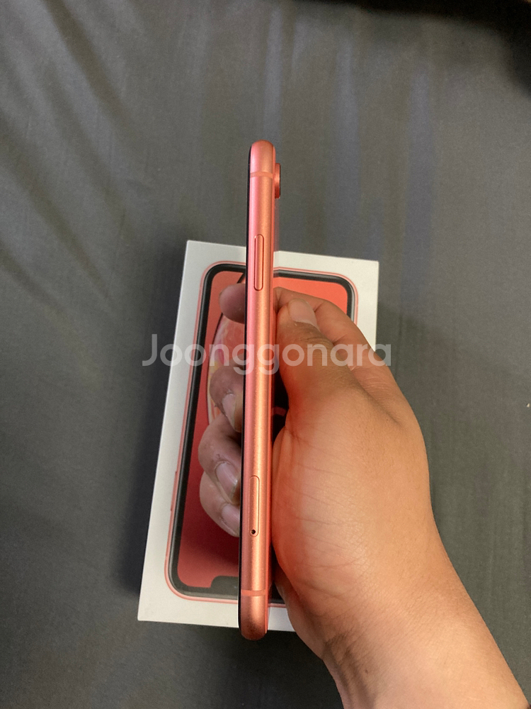 아이폰 XR 코랄색상 128GB--2