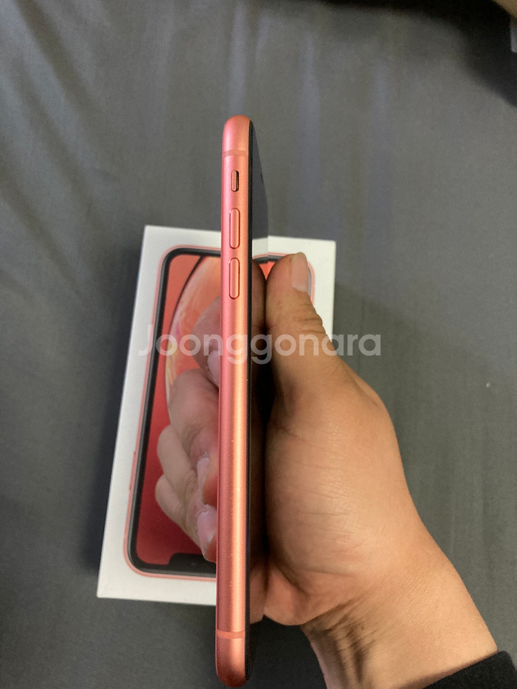 아이폰 XR 코랄색상 128GB--3