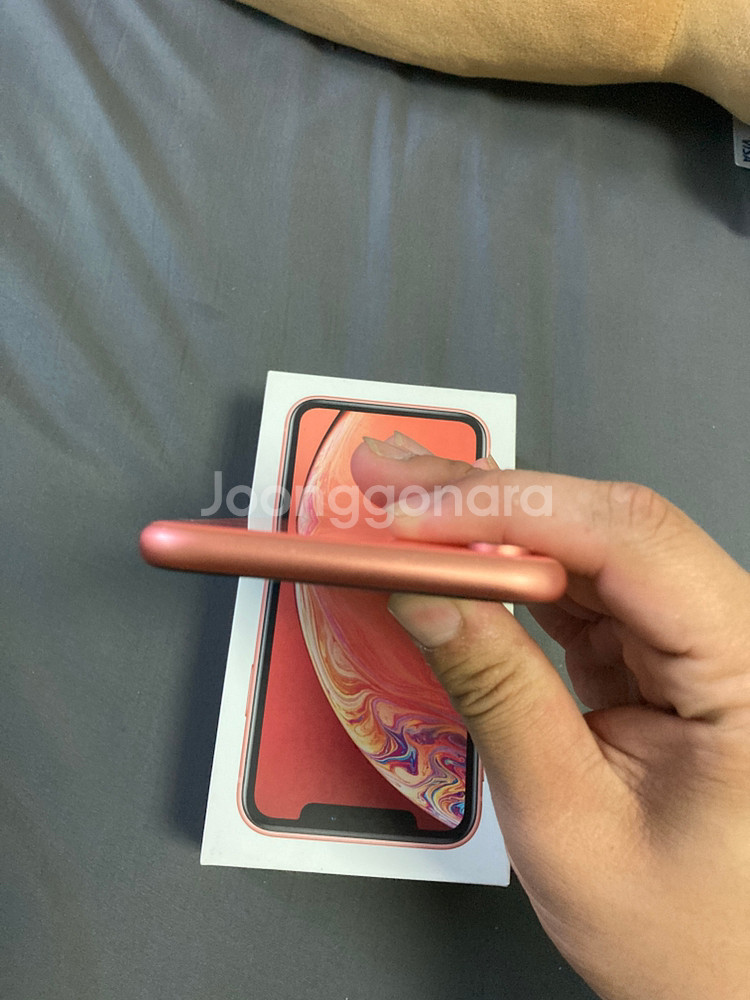 아이폰 XR 코랄색상 128GB--4