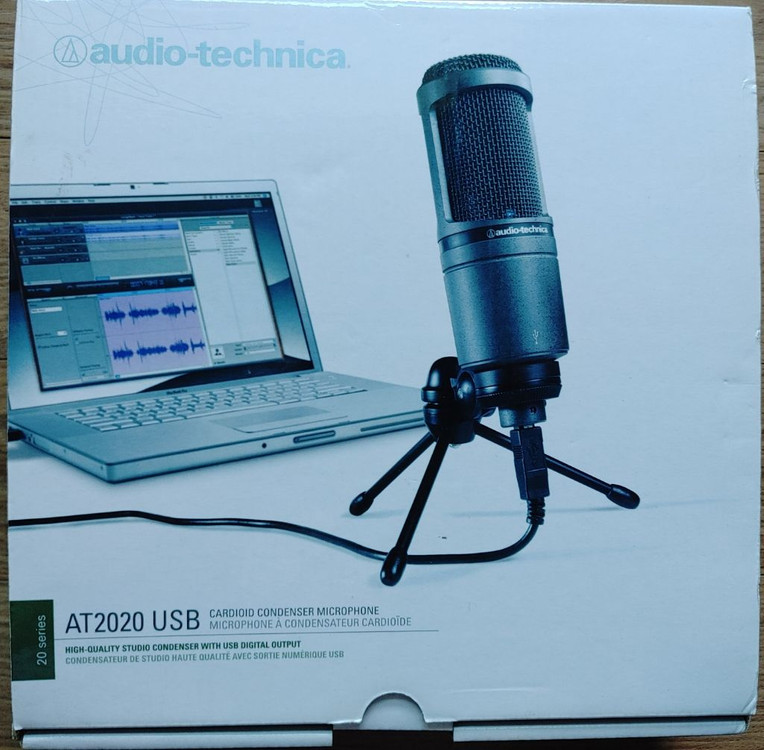 오디오테크니카 AT-2020 usb 콘덴서 마이크--1