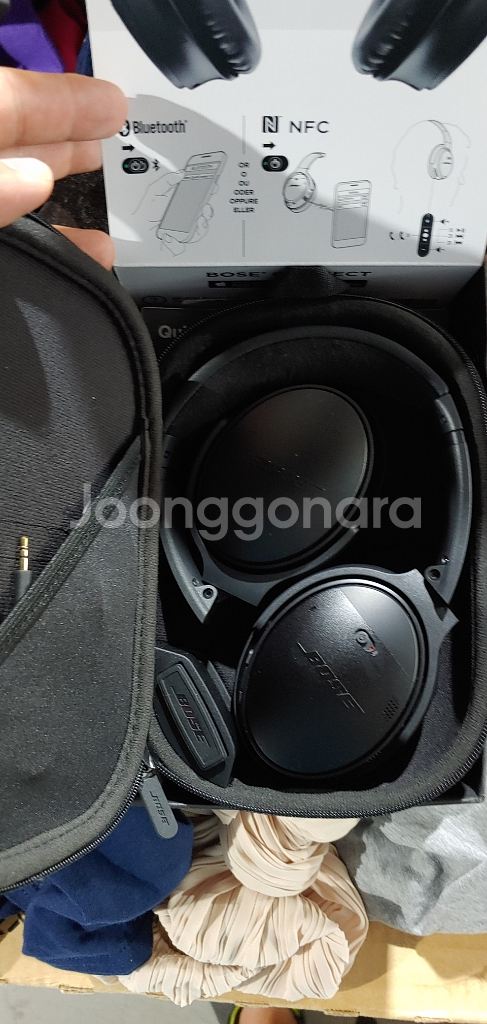 보스 노이즈캔슬링 헤드셋 택포28만원--2