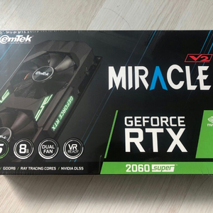 [신품]rtx2060 super 이엠택 miracle