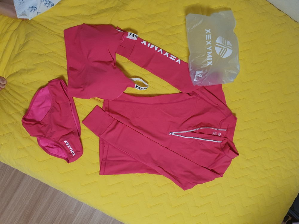 젝시믹스 라즈베리핑크 브라탑s/플렉시가드m/비키니팬티--9