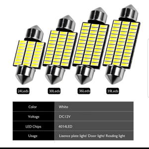 차량용 31mm . 36mm 화이트 led